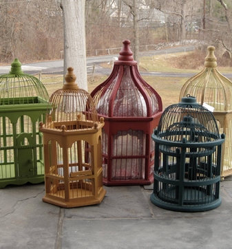 Vintage bird cages outlet for sale